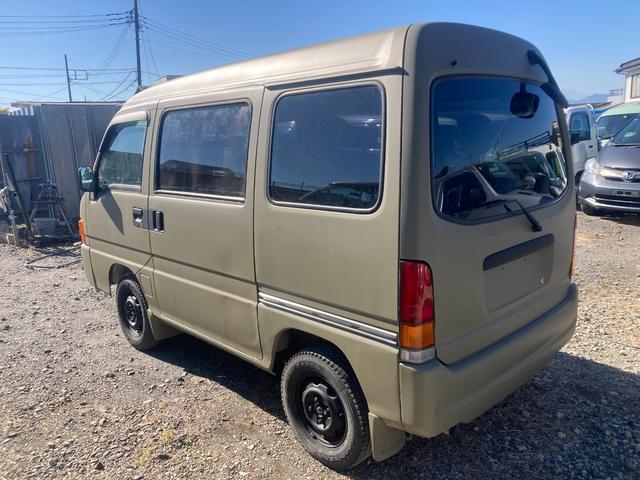 サンバーディアス ベース 5速MT スイッチ切替式4WD エアコン パワステ パワーウインドウ 後席分割シート 後席ヒーター 大型リアアンダーミラー タイミングベルト交換済み 色替(9枚目)