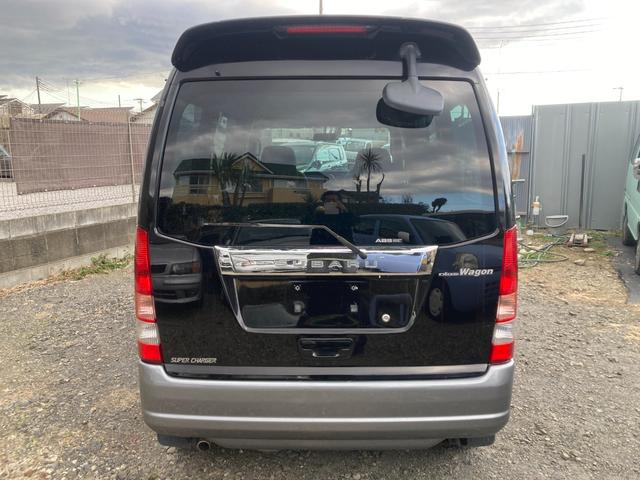 ディアスワゴン スーパーチャージャー　キーレス　エアコン　パワステ　パワーウインドウ　後席分割シート　後席ヒーター　スペースラック　トノカバー　リアスポイラー　リアアンダーミラー　純正アルミ　タイミングベルト交換済み（3枚目）