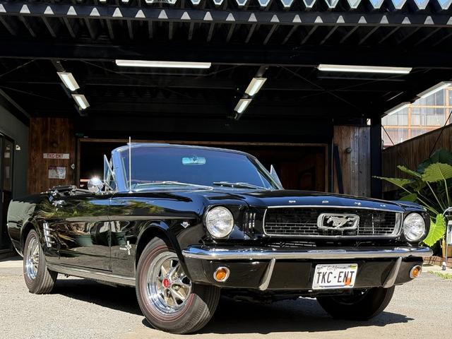 マスタング 　コンバーチブル・２８９オリジナルＶ８エンジン・４輪ディスクブレーキ・ヴィンテージエアーエアコン・ＭＳＤ点火システム整備交換済・アルミラジエター・社外へダース・ダブルフローマスター・レッドリボンタイヤ（2枚目）