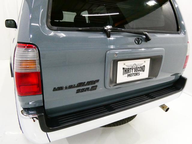 ハイラックスサーフ ＳＳＲ－Ｘ　プレミアムセレクション　ＲｅＭａｋｅｒ・ＮＥＷペイント・前後メッキバンパー・クラッシックグリル（19枚目）