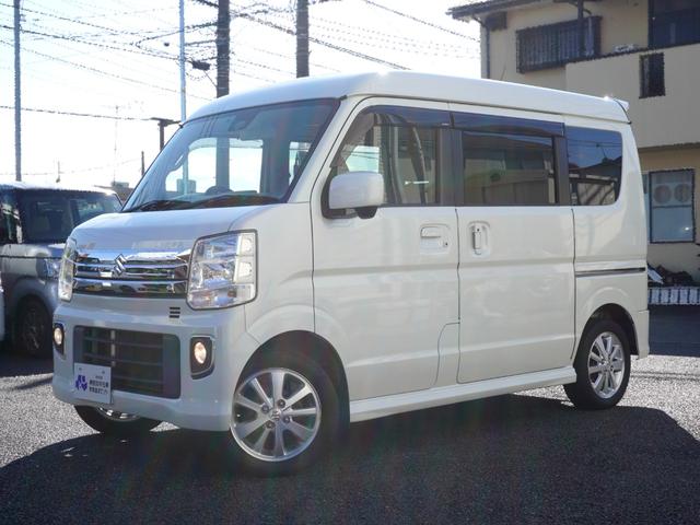エブリイワゴン ＰＺターボ　ＥＴＣ　バックカメラ　両側スライド・片側電動　ナビ　ＴＶ　衝突被害軽減システム　オートライト　ＨＩＤ　スマートキー　ＡＴ　盗難防止システム　ＡＢＳ　ＥＳＣ　ＣＤ　ＵＳＢ　ミュージックプレイヤー接続可（12枚目）