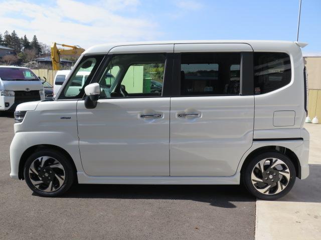 スペーシアカスタム ハイブリッドXSターボ 全方位モニター付ナビ スズキセーフティサポート スズキコネクト対応通信機装着車 前後ドラレコ付デジタルインナーミラー ETC2.0 両側電動スライドドア 電動パーキングブレーキ フロアマット HDMI(5枚目)