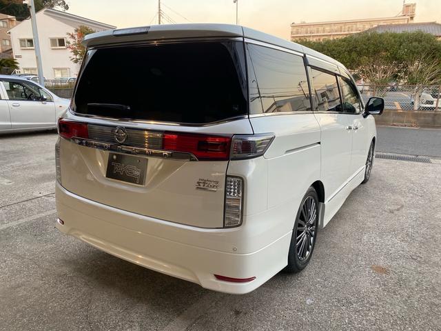 エルグランド 250ハイウェイスターS アーバンクロム 後期グリル 後期ヘッドライトモール TEIN車高調 後席モニター両側パワースライドドア アラウンドビューモニター(9枚目)