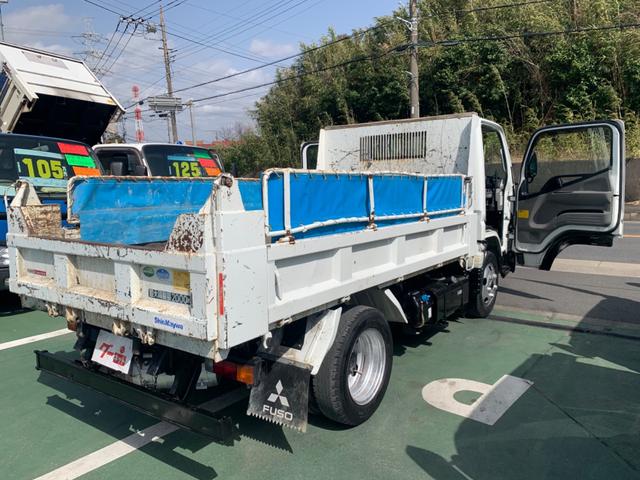 キャンター 三菱ふそう ターボ ２ｔ ４ナンバー ｅｔｃ ダンプ 新明和 後ろあおり新型 左パワーミラーの中古車詳細 中古車 検索ならkurutown クルタウン