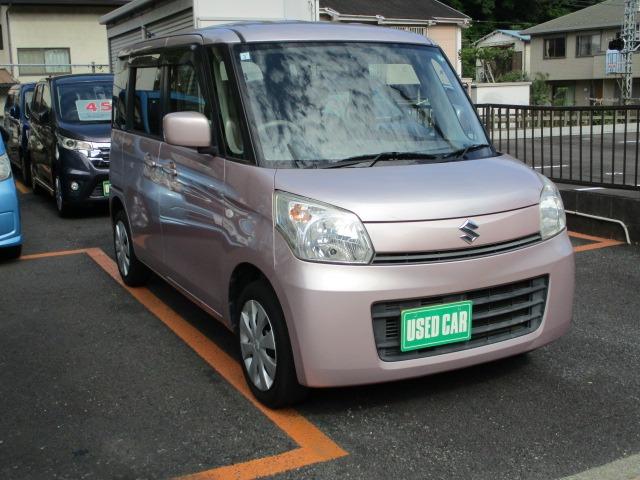 スペーシア Ｘ　社外ナビ　地デジ　左パワースライドドア　ドライブレコーダー　ワンオーナー　禁煙車　スマートキー　記録簿（7枚目）
