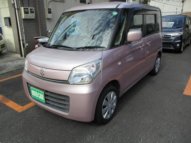スペーシア Ｘ　社外ナビ　地デジ　左パワースライドドア　ドライブレコーダー　ワンオーナー　禁煙車　スマートキー　記録簿（8枚目）