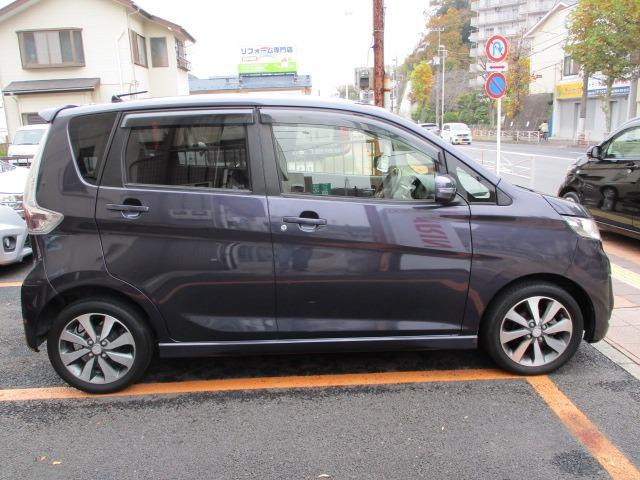 eKカスタム T ターボ 純正ナビ 地デジ バックカメラ スマートキー HIDライト(5枚目)