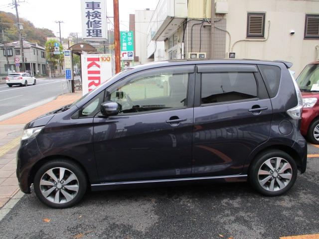 eKカスタム T ターボ 純正ナビ 地デジ バックカメラ スマートキー HIDライト(6枚目)