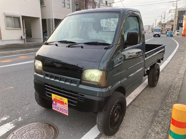 ＫＣ　軽トラック　ＭＴ　エアコン　ＣＤリフトアップ車　色変え車．(4枚目)