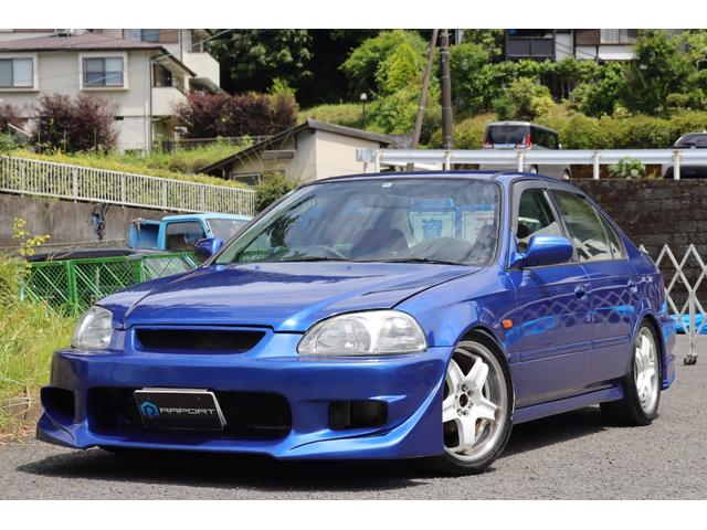 シビックフェリオ 　改　Ｂ１８Ｃ　ＶＴＥＣ　５速マニュアル　公認　車検令和８年３月まで　新品ラルグス車高調　タイベル新品　クラッチ新品　デスビキャップ新品　ＥＧマウント新品　取説メンテナンスノート付　ＳＰＯＯＮオイルパン（58枚目）