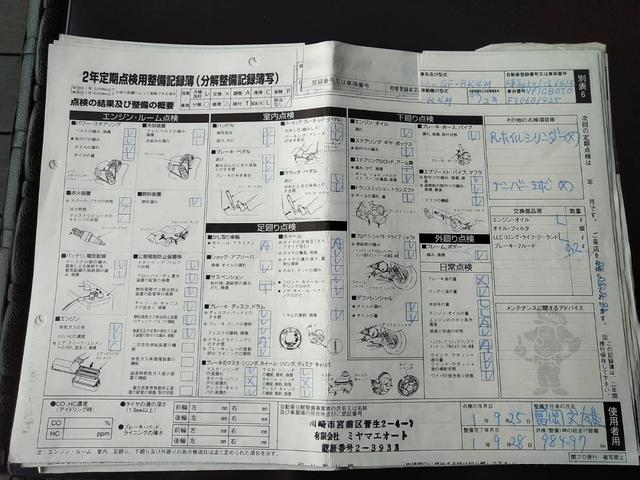 １６Ｖ　５ＭＴ　ＥＴＣ　クリオＩＩ　記録簿１４枚付　車検整備付　ＥＮＫＥＩホイール　ＢＳレグノ　キーレス　ハーフレザーシート(69枚目)