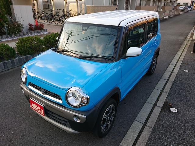 ハスラー Ｘターボ　４ＷＤ　禁煙車　Ｍナビ　バックカメラ　ＴＶ　横滑り防止　衝突軽減　シートヒーター　電格ミラー　アイストップ　スマートキー　ヒルアシスト　アルミホイール　ＥＴＣ　取説記録簿　スタッドレスタイヤセット付（6枚目）
