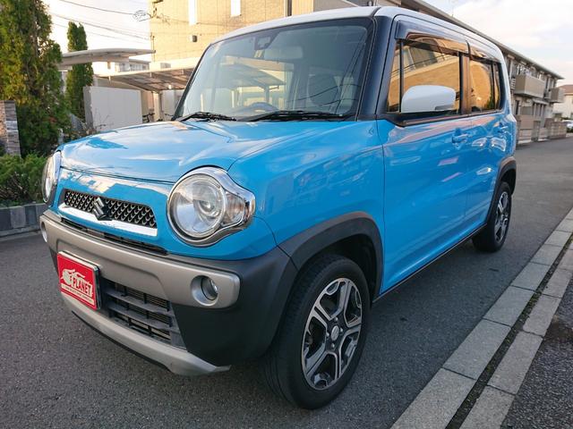 ハスラー Ｘターボ　４ＷＤ　禁煙車　Ｍナビ　バックカメラ　ＴＶ　横滑り防止　衝突軽減　シートヒーター　電格ミラー　アイストップ　スマートキー　ヒルアシスト　アルミホイール　ＥＴＣ　取説記録簿　スタッドレスタイヤセット付（7枚目）