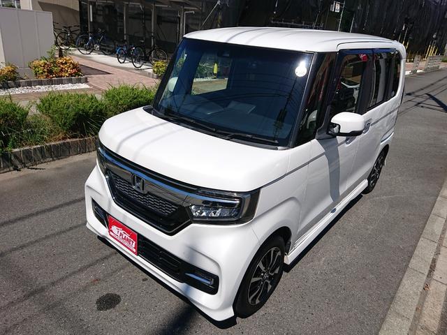 Ｎ－ＢＯＸカスタム Ｇ・Ｌホンダセンシング　禁煙車　衝突軽減装置　純正ナビ　バックカメラ　両側電動スライドドア　アダプティブクルーズコントロール　ドライブレコーダー　ＥＴＣ　ＬＥＤヘッドライト　スマートキー　ワンオーナー　記録簿（4枚目）