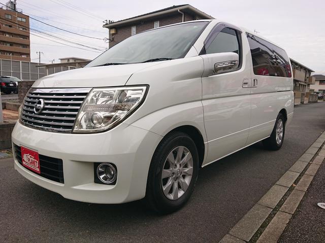 エルグランド Ｘ　３．５Ｌ　両側オートスライドドア　リヤエンターテイメント　地デジ　純正アルミ　レグノタイヤ　８人乗り　バック・サイドカメラ（6枚目）