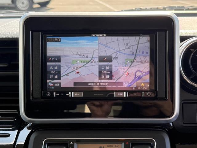 スペーシアカスタム ハイブリッドＸＳ　スマートキー　両側電動スライドドア　ナビ　バックカメラ　前後パワーウィンドウ　電格ミラー　ＥＴＣ　ドライブレコーダー　軽自動車（5枚目）