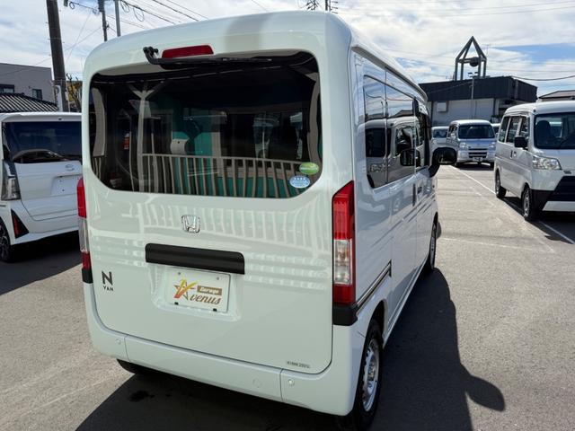 N-VAN G ハイルーフ キーレス 前パワーウィンドウ 衝突被害軽減ブレーキ ハロゲンライト クリアランスソナー 両側スライドドア プライバシーガラス 記録簿 軽自動車 軽バン 軽貨物(15枚目)
