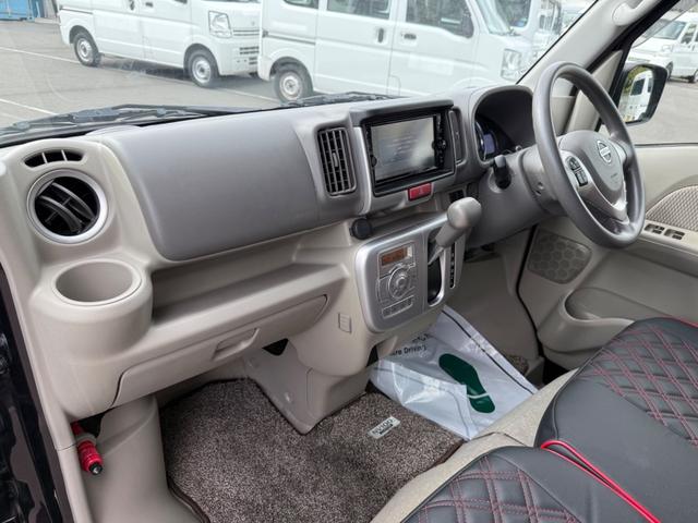 ＮＶ１００クリッパーリオ Ｇ　ハイルーフ　スマートキー　前後パワーウィンドウ　電格ミラー　衝突被害軽減ブレーキ　純正ナビ　ｂｌｕｅｔｏｏｔｈ　フルセグ　ＥＴＣ　プライバシーガラス　クリアランスソナー　両側電動スライドドア（25枚目）