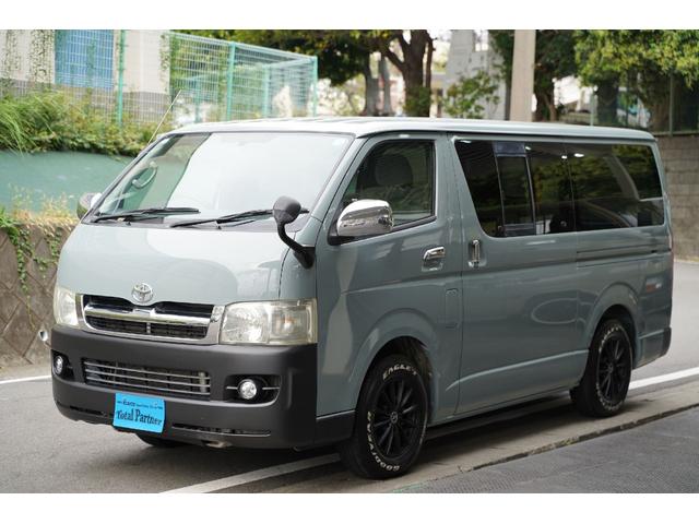ハイエースバン ロングスーパーＧＬ　ディーゼルターボ／２．５００ｃｃ／塗替アースカラー／アーバンカーキ／社外１５インチＡＷ／ＧＯＯＤＹＥＡＲ製ホワイトレターバンタイヤ／１９５／８０Ｒ／１５／純正キーレス／Ｗエアーバック／１００Ｖ電源／（39枚目）