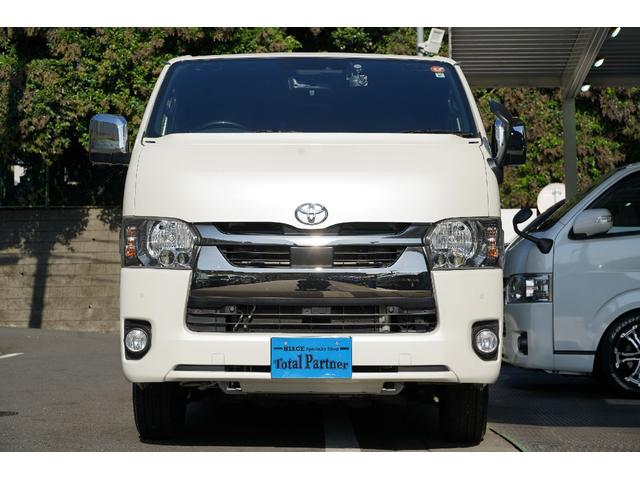 ハイエースバン スーパーＧＬ　ダークプライムＩＩ　ワンオーナー／４ＷＤ／２．８００ｃｃ／６速ＡＴ／ディーゼルターボ／記録簿有／両側電動スライドドア／ＴＳＳ装着車／ＬＤＡ装着車／純正ＬＥＤヘッドライト／Ｗエアーバック／ナビ／ブルートゥース／Ｂカメラ／（2枚目）