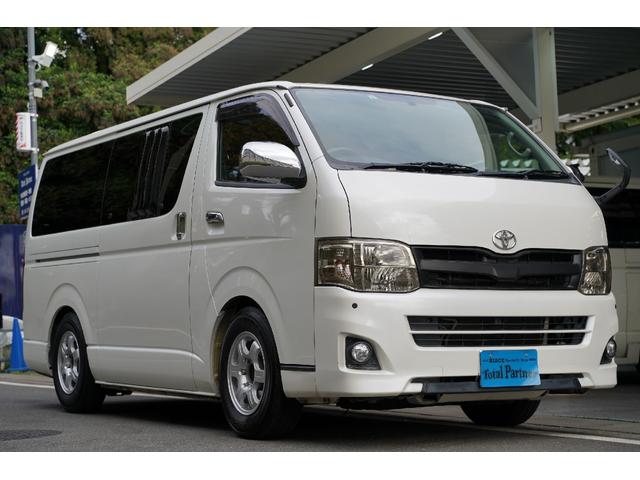 ハイエースバン ロングスーパーGL 3.000cc/ディーゼルターボ/3型/純正HIDヘッドライトユニット/純正クリアランスソナー/Wエアーバック/玄武ローダウンキット/サイドスライドガラス/キーレス/ナビ/バックカメラ/TV/ETC(28枚目)