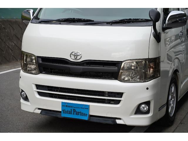 ハイエースバン ロングスーパーGL 3.000cc/ディーゼルターボ/3型/純正HIDヘッドライトユニット/純正クリアランスソナー/Wエアーバック/玄武ローダウンキット/サイドスライドガラス/キーレス/ナビ/バックカメラ/TV/ETC(32枚目)
