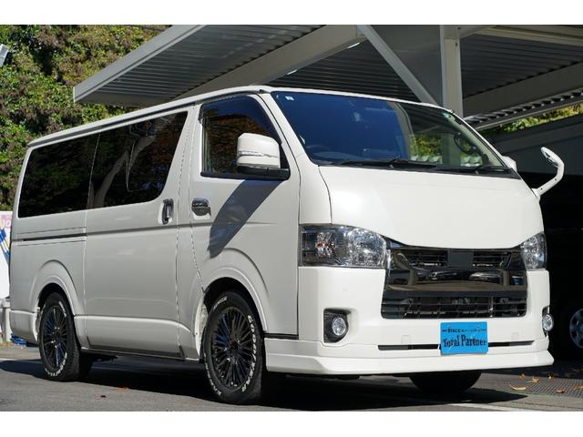 ハイエースバン スーパーＧＬ　ダークプライムＩＩ　４ＷＤ／寒冷地仕様／６型／２．８００ｃｃ／ディーゼルターボ／バレンティーＬＥＤテール／ＷＡＬＤ製１７インチＡＷ／アベスト製ウィンカードアミラー／アルパインビックＸナビ／Ｗエアーバック／スマートキー／（32枚目）