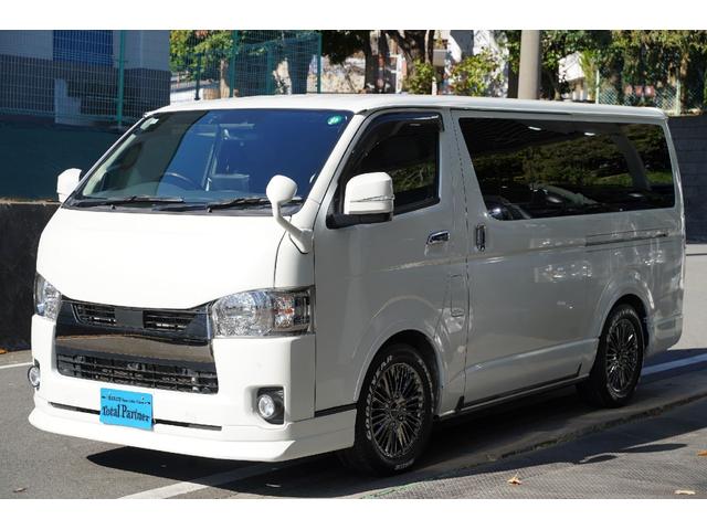 ハイエースバン スーパーＧＬ　ダークプライムＩＩ　４ＷＤ／寒冷地仕様／６型／２．８００ｃｃ／ディーゼルターボ／バレンティーＬＥＤテール／ＷＡＬＤ製１７インチＡＷ／アベスト製ウィンカードアミラー／アルパインビックＸナビ／Ｗエアーバック／スマートキー／（39枚目）