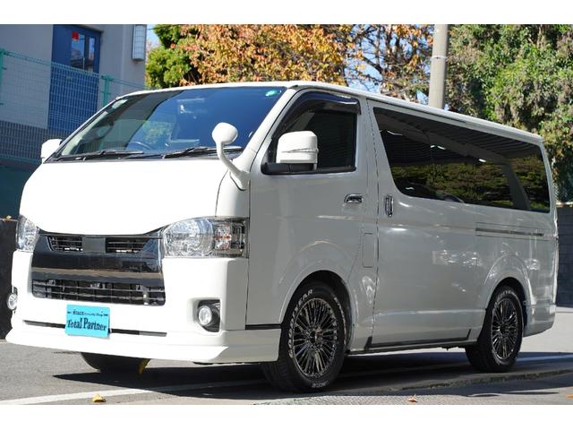 ハイエースバン スーパーＧＬ　ダークプライムＩＩ　４ＷＤ／寒冷地仕様／６型／２．８００ｃｃ／ディーゼルターボ／バレンティーＬＥＤテール／ＷＡＬＤ製１７インチＡＷ／アベスト製ウィンカードアミラー／アルパインビックＸナビ／Ｗエアーバック／スマートキー／（40枚目）