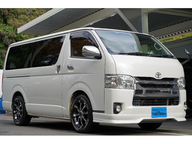 ハイエースバン ロングスーパーＧＬ　ガソリン／２．０００ｃｃ／６速ＡＴ／記録簿有／両側電動スライドドア／スマートキー／プッシュスタート／Ｗエアーバック／ナビ／Ｂカメラ／１７インチＡＷ／ＹＯＫＯＨＡＭＡタイア／２０２３年製／ブルトゥース／（32枚目）