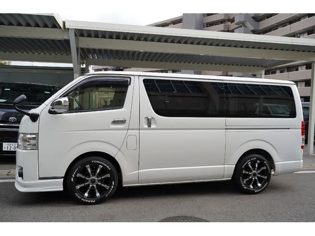 ハイエースバン ロングスーパーＧＬ　ガソリン／２．０００ｃｃ／６速ＡＴ／記録簿有／両側電動スライドドア／スマートキー／プッシュスタート／Ｗエアーバック／ナビ／Ｂカメラ／１７インチＡＷ／ＹＯＫＯＨＡＭＡタイア／２０２３年製／ブルトゥース／（45枚目）