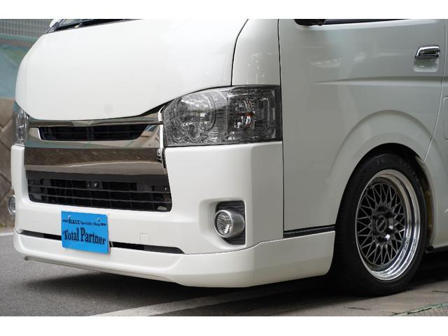 ハイエースバン ロングスーパーＧＬ　３．０００ｃｃ／ディーゼルターボ／ワンオーナー／バットフェイス／玄武ショック／ＥＳＳＥＸ１８インチＡＷ／ＴＯＹＯバンタイヤ／スマートキー／ＬＥＤテールライト／ナビ／ブルートゥース／Ｂカメラ／クルコン／（7枚目）