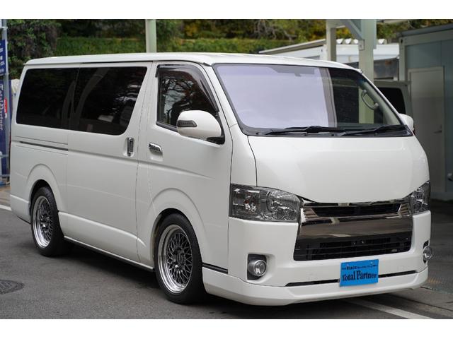 ハイエースバン ロングスーパーＧＬ　３．０００ｃｃ／ディーゼルターボ／ワンオーナー／バットフェイス／玄武ショック／ＥＳＳＥＸ１８インチＡＷ／ＴＯＹＯバンタイヤ／スマートキー／ＬＥＤテールライト／ナビ／ブルートゥース／Ｂカメラ／クルコン／（31枚目）
