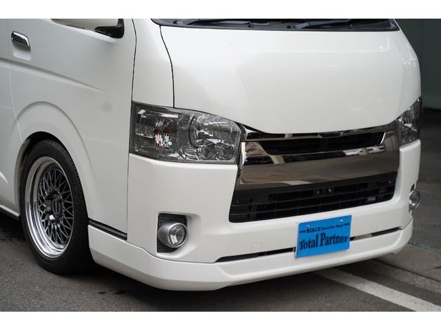 ハイエースバン ロングスーパーＧＬ　３．０００ｃｃ／ディーゼルターボ／ワンオーナー／バットフェイス／玄武ショック／ＥＳＳＥＸ１８インチＡＷ／ＴＯＹＯバンタイヤ／スマートキー／ＬＥＤテールライト／ナビ／ブルートゥース／Ｂカメラ／クルコン／（33枚目）