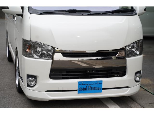 ハイエースバン ロングスーパーＧＬ　３．０００ｃｃ／ディーゼルターボ／ワンオーナー／バットフェイス／玄武ショック／ＥＳＳＥＸ１８インチＡＷ／ＴＯＹＯバンタイヤ／スマートキー／ＬＥＤテールライト／ナビ／ブルートゥース／Ｂカメラ／クルコン／（35枚目）
