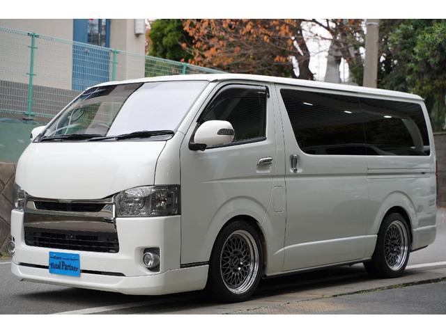 ハイエースバン ロングスーパーＧＬ　３．０００ｃｃ／ディーゼルターボ／ワンオーナー／バットフェイス／玄武ショック／ＥＳＳＥＸ１８インチＡＷ／ＴＯＹＯバンタイヤ／スマートキー／ＬＥＤテールライト／ナビ／ブルートゥース／Ｂカメラ／クルコン／（40枚目）