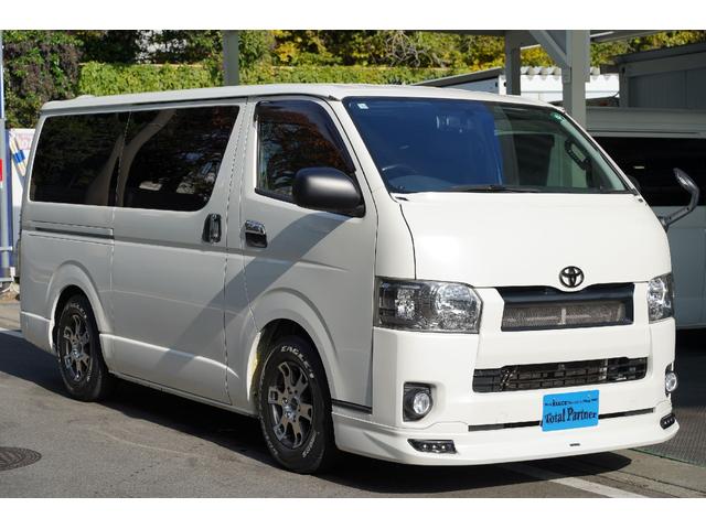 ハイエースバン スーパーＧＬ　ダークプライム　２．０００ｃｃ／ガソリン／６速ＡＴ／両側電動スライドドア／スマートキー／Ｗエアーバック／ＴＲＤホイール／モデリスタＬＥＤリップ／デジタルインナーミラー／ＥＴＣ２．０／ナビ／Ｂカメラ／ブルートゥース／（31枚目）