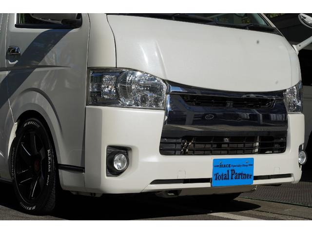 ハイエースバン ロングスーパーＧＬ　２．０００ｃｃ／ガソリン／両側電動スライドドア／スマートキー／プッシュスタート／記録簿付／バットフェイスボンネット／１８インチＡＷ／ローダウン／ナビ／ブルートゥース／地デジ／Ｂカメラ／ＥＴＣ／（6枚目）