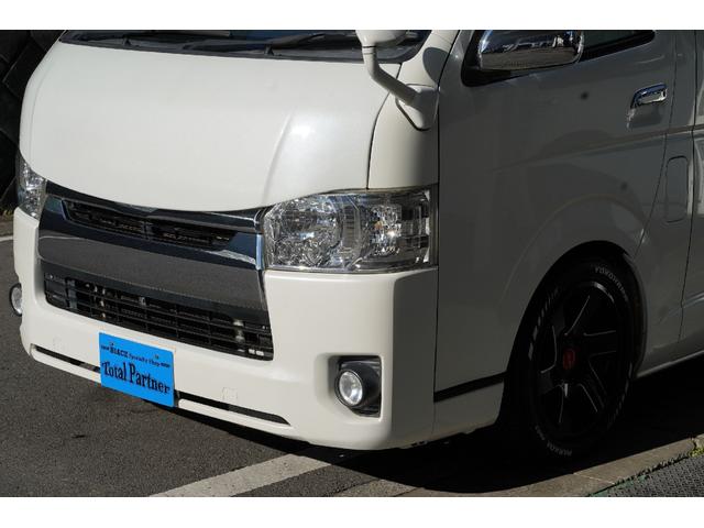ハイエースバン ロングスーパーＧＬ　２．０００ｃｃ／ガソリン／両側電動スライドドア／スマートキー／プッシュスタート／記録簿付／バットフェイスボンネット／１８インチＡＷ／ローダウン／ナビ／ブルートゥース／地デジ／Ｂカメラ／ＥＴＣ／（41枚目）