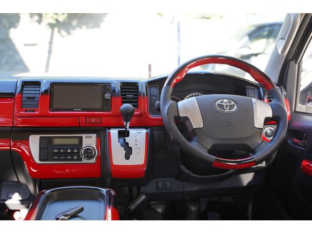 ハイエースバン ロングスーパーＧＬ　２．０００ｃｃ／ガソリン／両側電動スライドドア／スマートキー／プッシュスタート／記録簿付／バットフェイスボンネット／１８インチＡＷ／ローダウン／ナビ／ブルートゥース／地デジ／Ｂカメラ／ＥＴＣ／（62枚目）