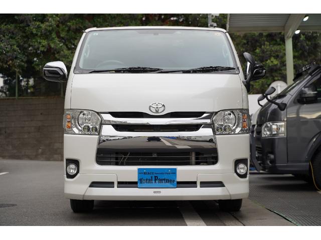 ハイエースバン ロングスーパーＧＬ　３．０００ｃｃ／ディーゼルターボ／両側電動スライドドア／純正ＬＥＤヘッドライト／スマートキー／プッシュスタート／モデリスタフルエアロ／モデリスタウィンカーミラー／ナビ／ブルートゥース／地デジ／Ｂカメラ（2枚目）