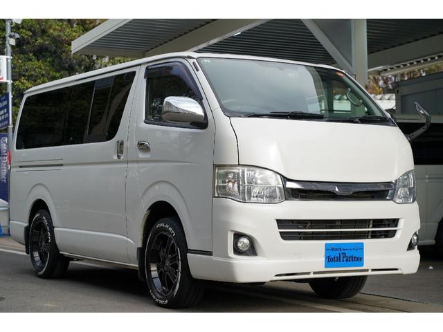 ハイエースバン ロングスーパーGL 4WD/3.000cc/ディーゼルターボ/純正HID/LEDフォグ/バットフェイス/リップ/17インチAW/415コブラLEDテール/スライドガラス/ナビ/ブルートゥース/Bカメラ/ETC/地デジ/(32枚目)