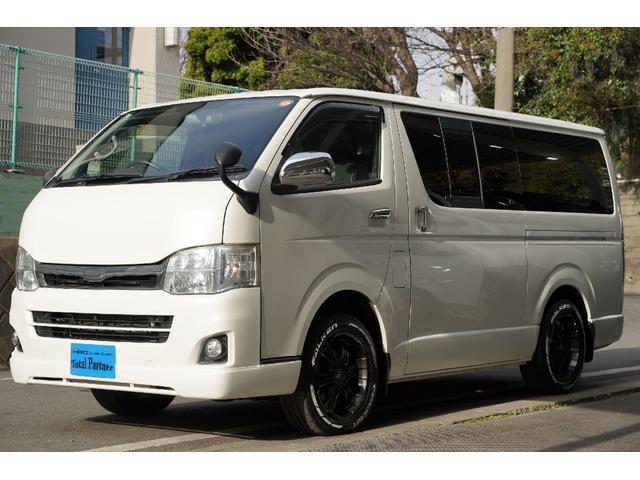 ハイエースバン ロングスーパーGL 4WD/3.000cc/ディーゼルターボ/純正HID/LEDフォグ/バットフェイス/リップ/17インチAW/415コブラLEDテール/スライドガラス/ナビ/ブルートゥース/Bカメラ/ETC/地デジ/(40枚目)