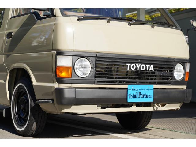 ハイエースバン ロングDX 予備検査取得済/2.000cc/ガソリン/9人乗/コラムマニュアル/純正丸目ヘッドライト/クラシックトヨタエンブレム/塗替ゴビ/カラーNo,PUA/ホワイトリボンタイヤ/M-YH61V/(6枚目)