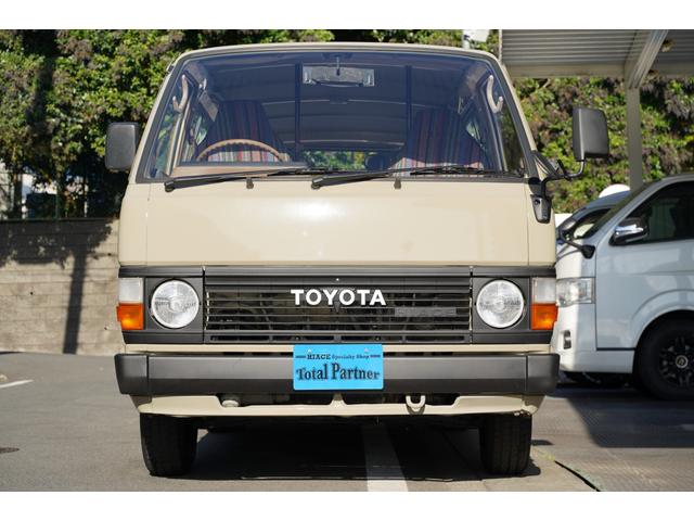 ハイエースバン ロングDX 予備検査取得済/2.000cc/ガソリン/9人乗/コラムマニュアル/純正丸目ヘッドライト/クラシックトヨタエンブレム/塗替ゴビ/カラーNo,PUA/ホワイトリボンタイヤ/M-YH61V/(34枚目)