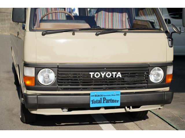 ハイエースバン ロングDX 予備検査取得済/2.000cc/ガソリン/9人乗/コラムマニュアル/純正丸目ヘッドライト/クラシックトヨタエンブレム/塗替ゴビ/カラーNo,PUA/ホワイトリボンタイヤ/M-YH61V/(35枚目)