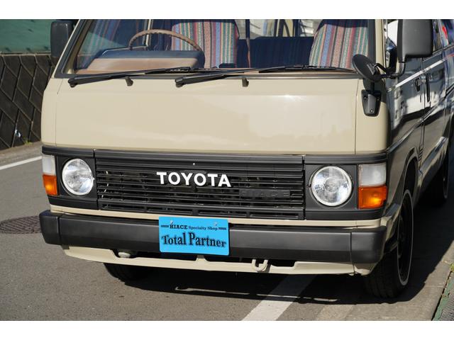 ハイエースバン ロングDX 予備検査取得済/2.000cc/ガソリン/9人乗/コラムマニュアル/純正丸目ヘッドライト/クラシックトヨタエンブレム/塗替ゴビ/カラーNo,PUA/ホワイトリボンタイヤ/M-YH61V/(36枚目)