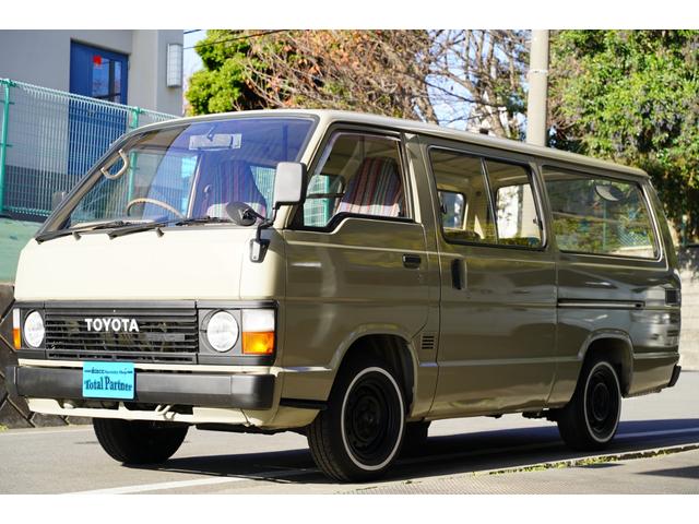 ハイエースバン ロングDX 予備検査取得済/2.000cc/ガソリン/9人乗/コラムマニュアル/純正丸目ヘッドライト/クラシックトヨタエンブレム/塗替ゴビ/カラーNo,PUA/ホワイトリボンタイヤ/M-YH61V/(40枚目)