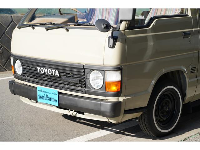 ハイエースバン ロングDX 予備検査取得済/2.000cc/ガソリン/9人乗/コラムマニュアル/純正丸目ヘッドライト/クラシックトヨタエンブレム/塗替ゴビ/カラーNo,PUA/ホワイトリボンタイヤ/M-YH61V/(41枚目)