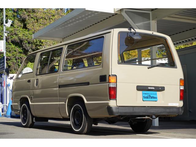 ハイエースバン ロングDX 予備検査取得済/2.000cc/ガソリン/9人乗/コラムマニュアル/純正丸目ヘッドライト/クラシックトヨタエンブレム/塗替ゴビ/カラーNo,PUA/ホワイトリボンタイヤ/M-YH61V/(47枚目)